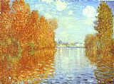 Autumn Canvas Paintings - Autumn at Argenteuil